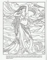 Coloring Pages Goddess Venus Greek Detailed Getcolorings Drawings Grown Ups sketch template