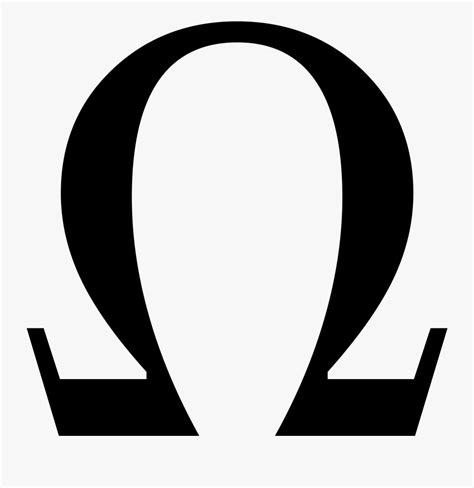 greek omega small clip art  clker omega symbol  transparent