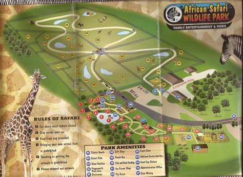 zoo tails african safari wildlife park map  video