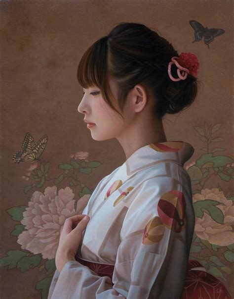 Intip Kecantikan Alami Wanita Jepang Lewat Lukisan Hyperrealistik
