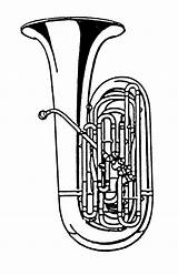 Tuba Sousaphone Instrumentos Musicais Clipartmag Vanessinha sketch template