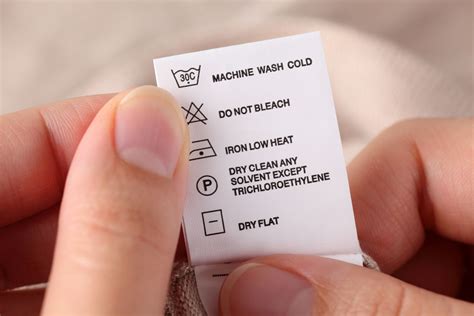 wash care symbols washing laundry labels persil