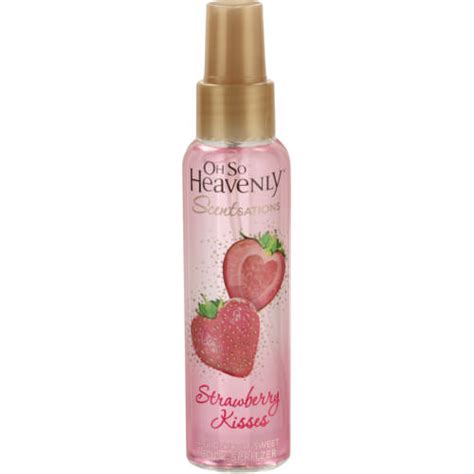 oh so heavenly scentsations strawberry kisses body spritzer 100ml clicks