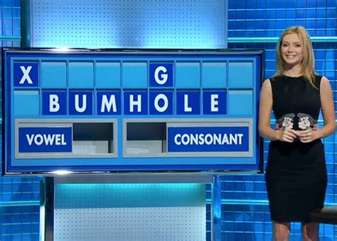 a very rude word appeared on countdown and it was hilarious evoke ie