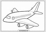 Aviones Colorar Rincondibujos Rincon sketch template