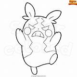 Morpeko Pokemon Supercolored Dibujo Krabby Voraz Neuinterpretation Charaktere sketch template