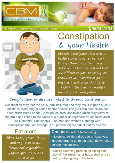 constipation   health correct body maintenance
