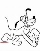 Pluto Coloring Pages Disneyclips Strutting Gif Funstuff sketch template