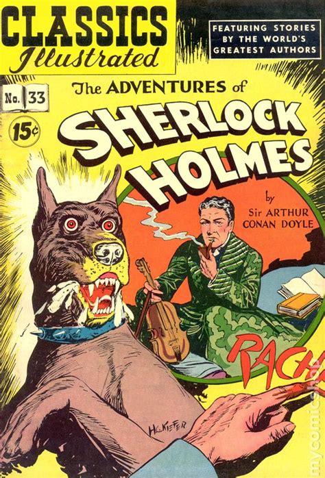 classics illustrated 033 adventures of sherlock holmes 1947 comic books
