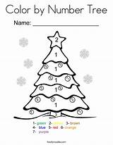 Christmas Tree Coloring Color Number Pages Printable Noodle Getcolorings Twisty Built California Usa Print sketch template