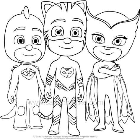 ideas  coloring pj mask coloring pages