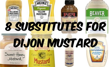 substitutes  dijon mustard thediabetescouncilcom