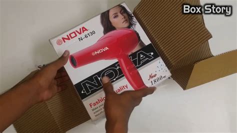 unboxing nova professional hair dryer  watt  unboxing group box story ultra hd