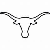 Longhorn Tbevs Horns sketch template