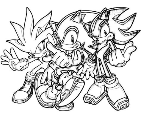 sonic  hedgehog coloring pages printable