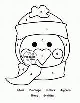 Coloring Penguin Pages Color Number Kids Cute Printables Printable Winter Wuppsy Adelie Preschool Worksheets Education Numbers Penguins Activities Colour Marvelous sketch template