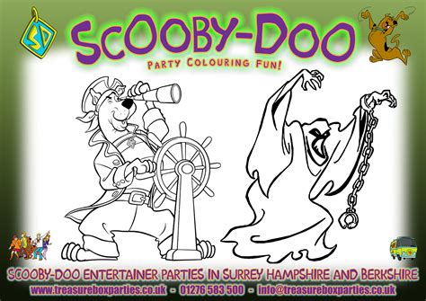 scooby doo printable colouring sheet  childrens entertainer parties