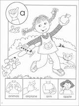 Asl Coloring Pages Getcolorings sketch template