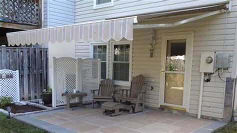 pros  cons  retractable deck awnings   deck awnings patio outdoor awnings