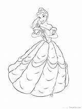 Coloring Pages Twins Bella Belle Disney Getcolorings Template sketch template