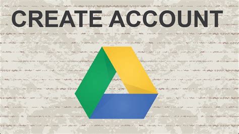 create google drive account youtube