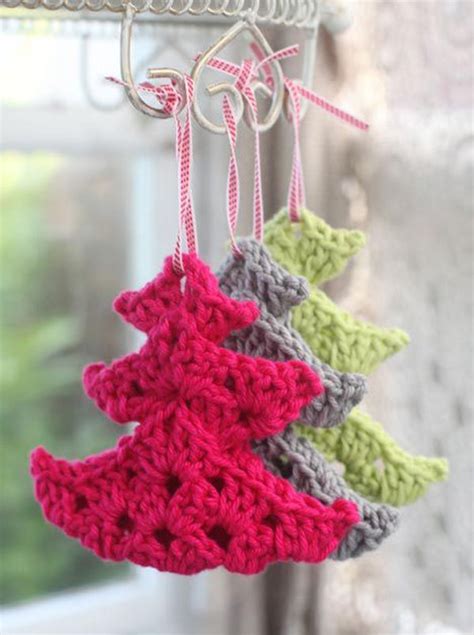 cute crocheted christmas tree ornaments pictures photos and images