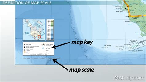 map scale definition types examples video lesson