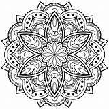 Coloring Mandala Pages Flower Pdf Adults Printable Adult Lotus Advanced Unique Color Print Animal Flowers Sheets Getcolorings Designs Getdrawings Assignment sketch template