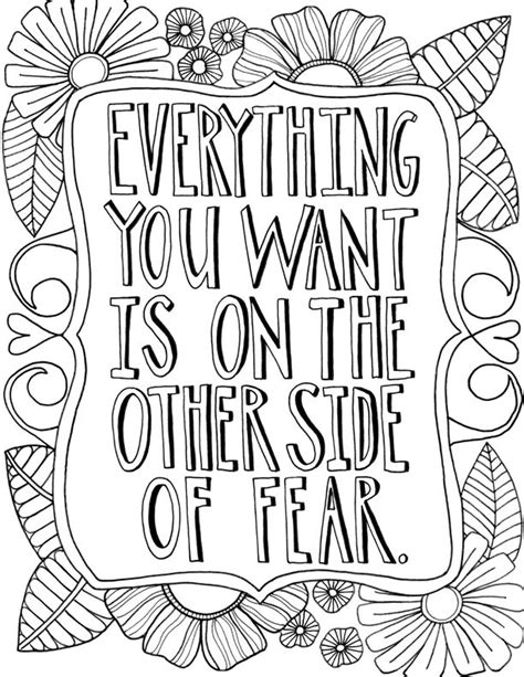 quote coloring pages  images color pages collection