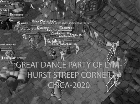 Great Lymhurst Streep Corner Naked Dance Party Circa 2020 R Albiononline