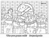 Ghostbusters Coloring Pages Printable Print Kids Color Book Adults Sheets Puft Stay Ghost Busters Papercraft Movie Live Squadgoals Logo Ultimate sketch template