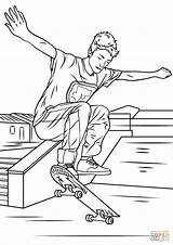 Skateboard Coloring Pages Skateboarding Trick Printable Drawing Kids Board Entitlementtrap Coloriage Boy Sheets Riding Bike Books Logos Templates sketch template