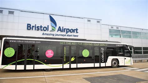 bristol airport trials electric airside bus business traveller