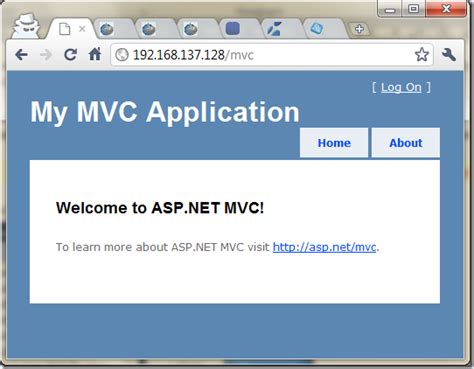 deploy asp net mvc project on iis in local network stack overflow my