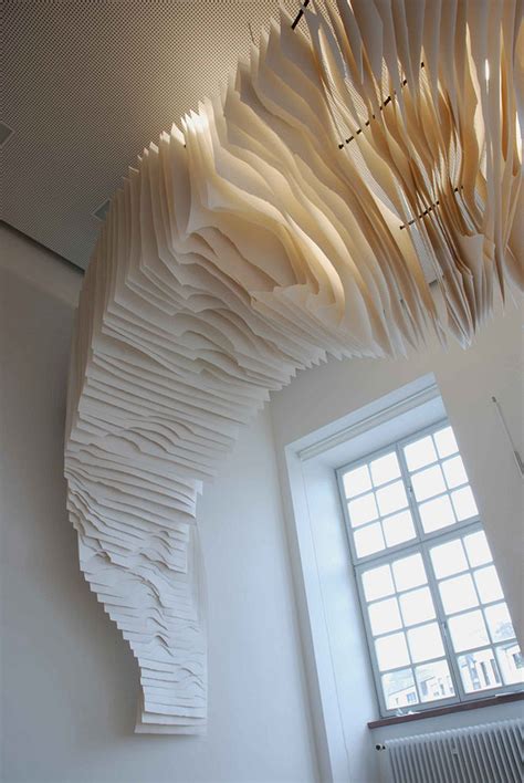 stunning white paper sculptures  german artist angela