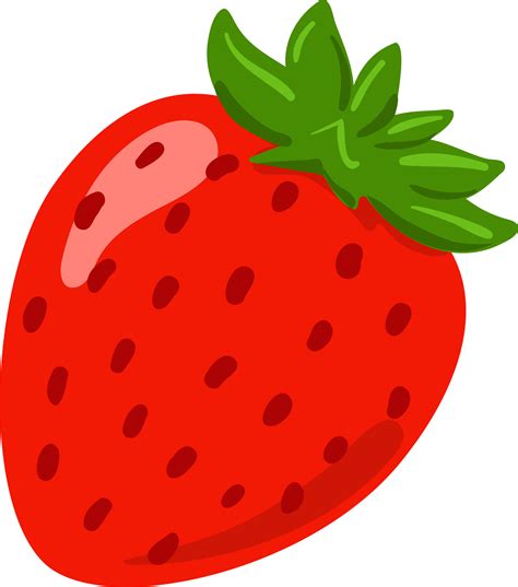 strawberry fruit illustration cartoon  png
