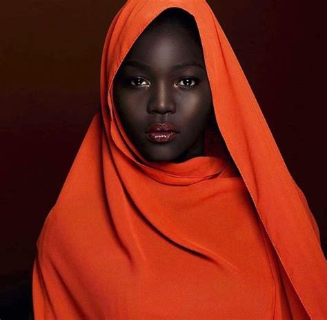 sudanese model nyakim gatwech hijab in 2019 black beautiful black women black girls