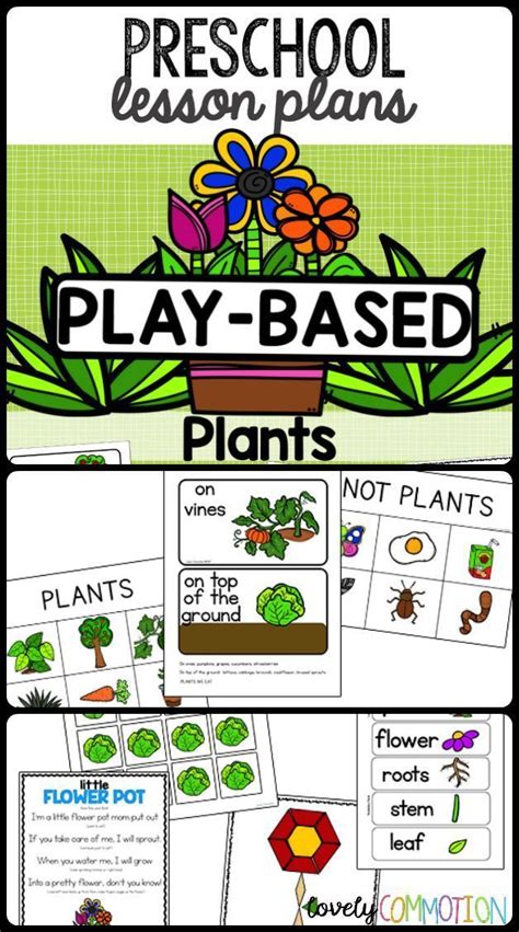 play based preschool lesson plans plants thematic unit preschool lesson plans preschool