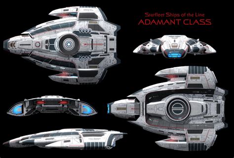 adamant class starship high resolution  enethrin  deviantart
