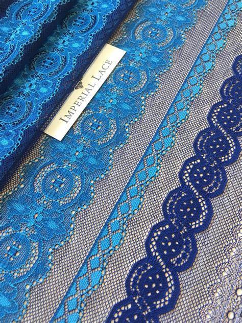 blue lace fabric chantilly lace lace fabric  imperiallacecom