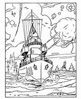 Coloring Pages Army Navy Battleship Printable Forces Armed Kids Drawing Adult Coloring4free Colouring Anchor Sheets Sheet Honkingdonkey Military Color Cruiser sketch template