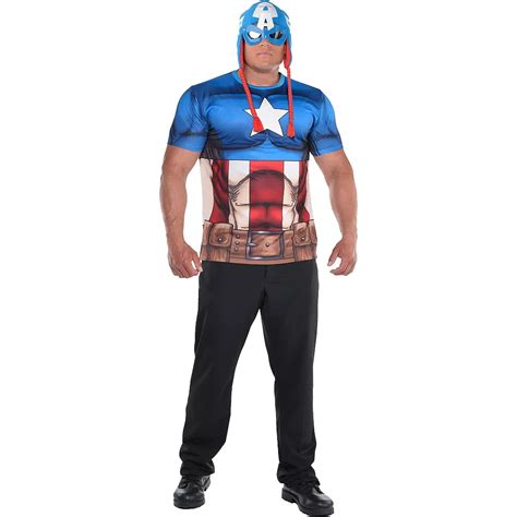 adult captain america costume plus size party city