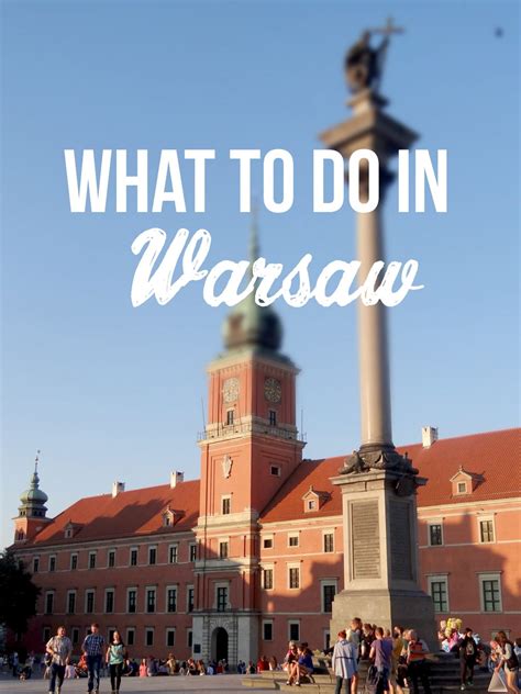 What To Do And Where To Stay In Warsaw A Day In Warsaw Poland The