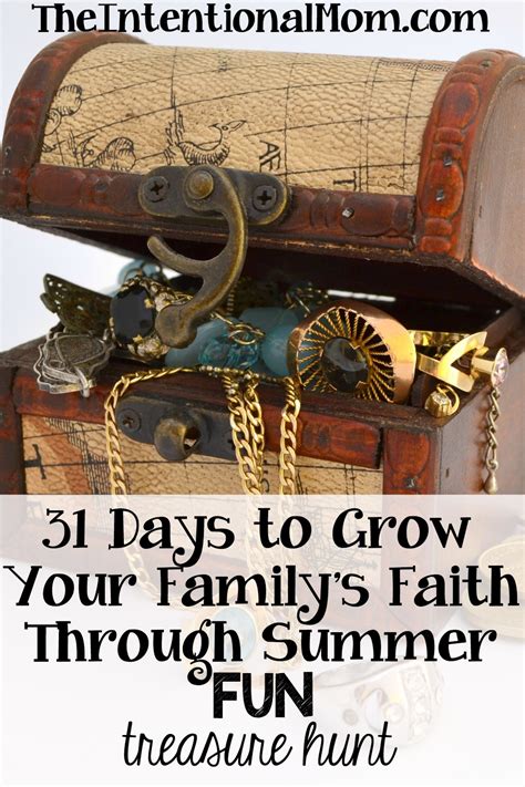 ways  grow  familys faith   treasure hunt