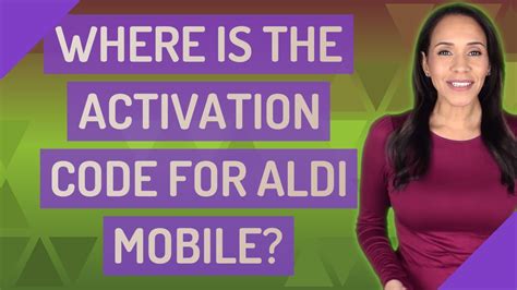 activation code  aldi mobile youtube