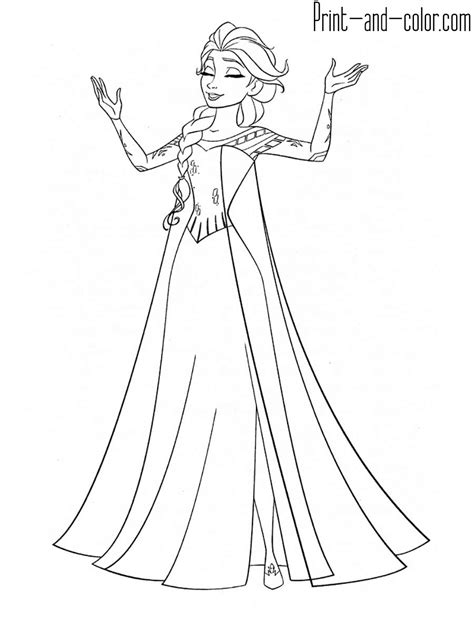 frozen coloring pages  draw png