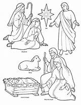 Nativity Lds Preschool Weihnachten Krippe Colorat Printables Lectii Lucru Basteln Flannel sketch template