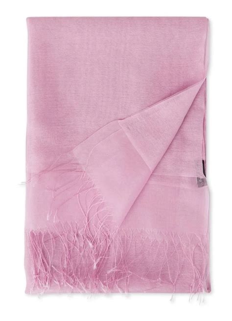 phase  sjaal  zijdeblend    cm roze de bijenkorf sjaal bijenkorf
