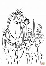 Coloring Pages Royal Guard Security Horse Maximus Guards Template Visit Choose Board sketch template