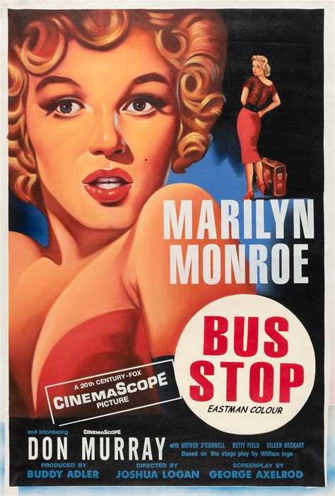 hakes marilyn monroe bus stop  poster recreation original art